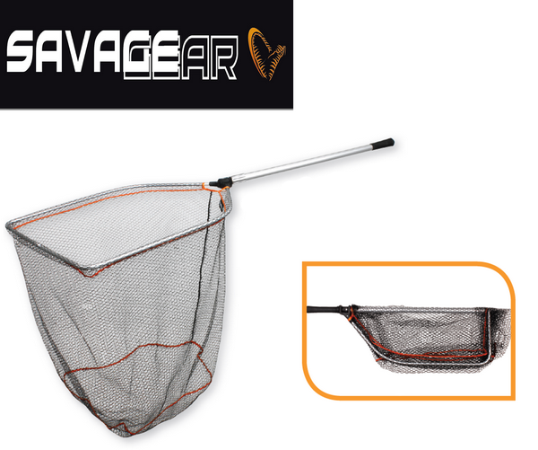 Savage Gear Pro Folding Rubber Large Mesh Landing Net