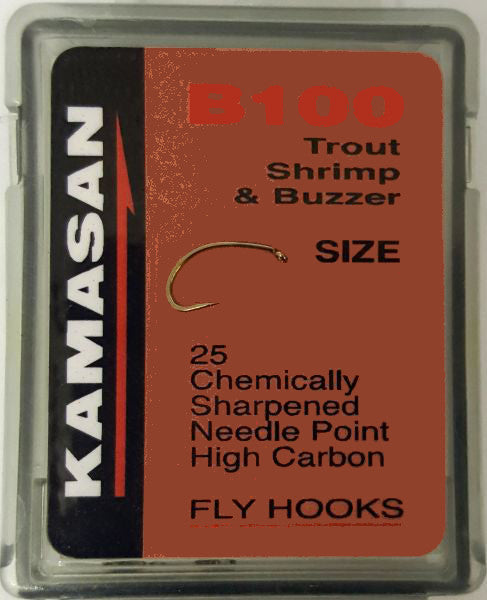 Kamasan B100 Trout Fly Tying Hooks, Order Online in Ireland