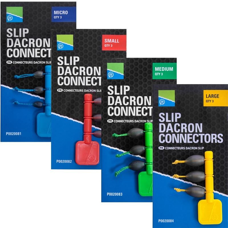 Preston Innovations Slip Dacron Connectors (3 pcs)