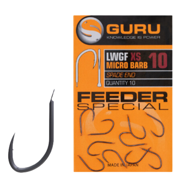 Guru LWGF Feeder Special XS Hooks Spade End