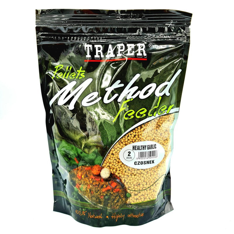 Traper Method Feeder Pellets 2mm 500g Garlic