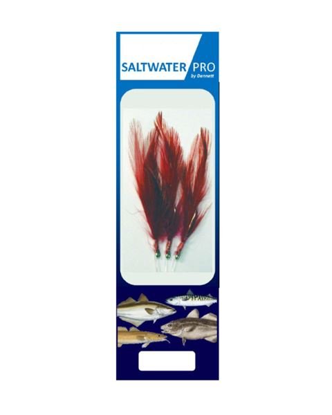 Dennett Saltwater Pro 3 Hook Red Feather Rigs 7/0