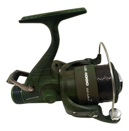 Camo Carp Runner Fishing Reel With Line