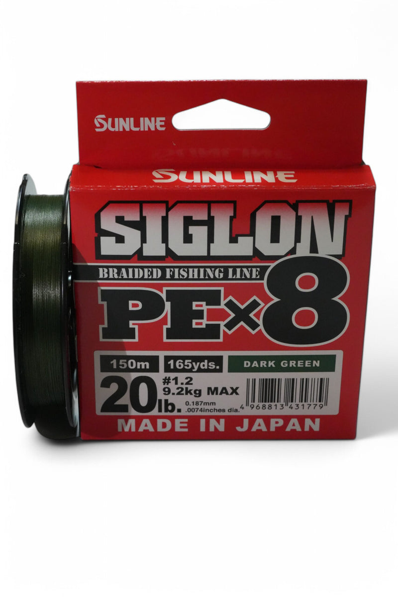 Sunline Siglon PE X-8 Dark Green Braid 150m (Japan)