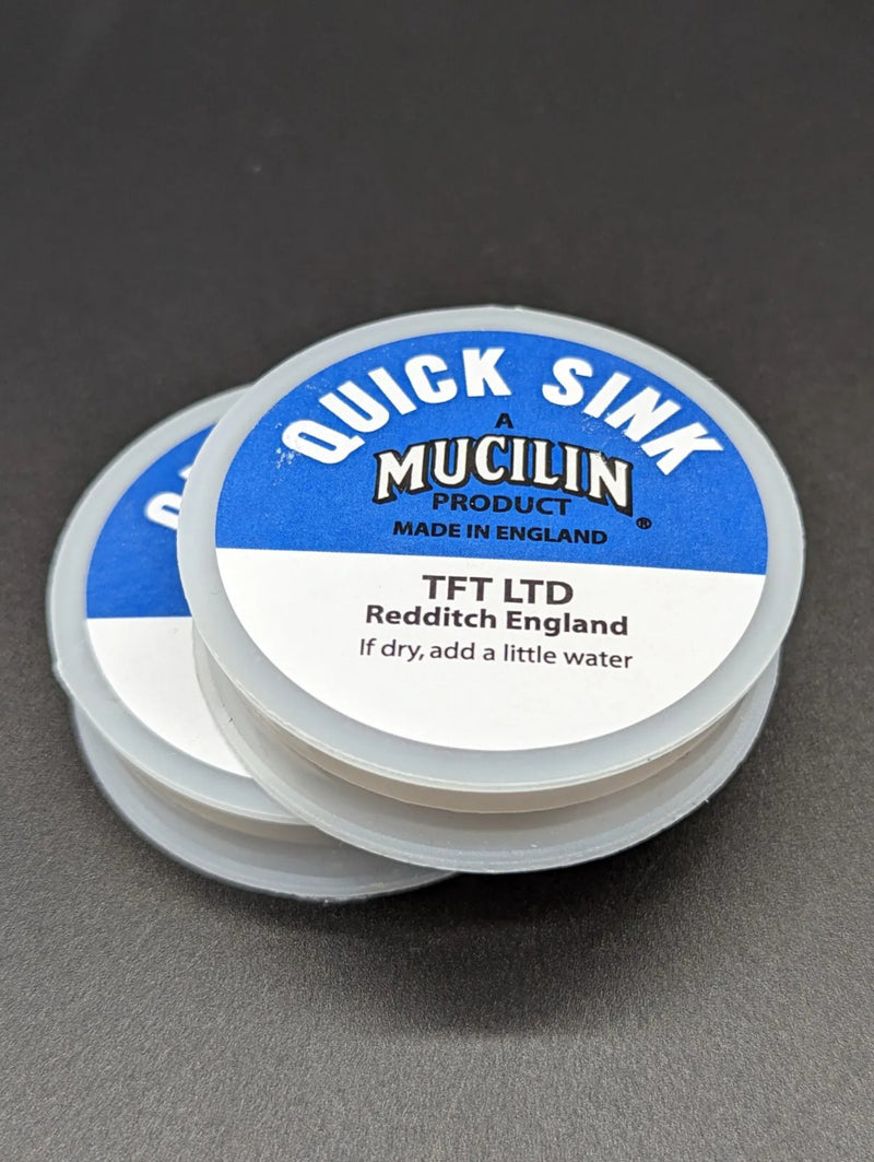 Mucilin Blue Quicksink Line Solid Silicone Paste