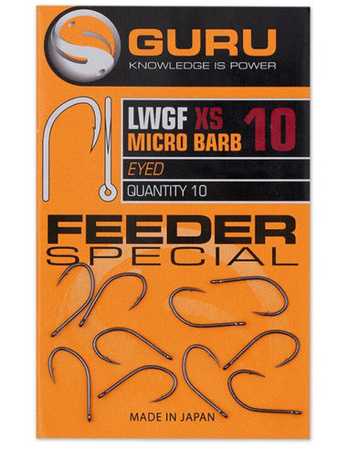 Guru LWGF Feeder Special XS Hooks Eyed