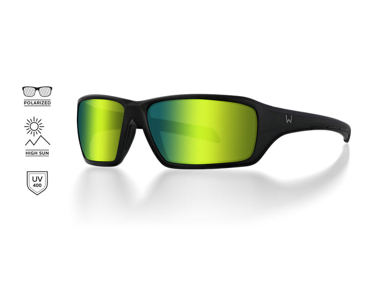 Westin W6 Sport 15 Sunglasses - Matte Black Green