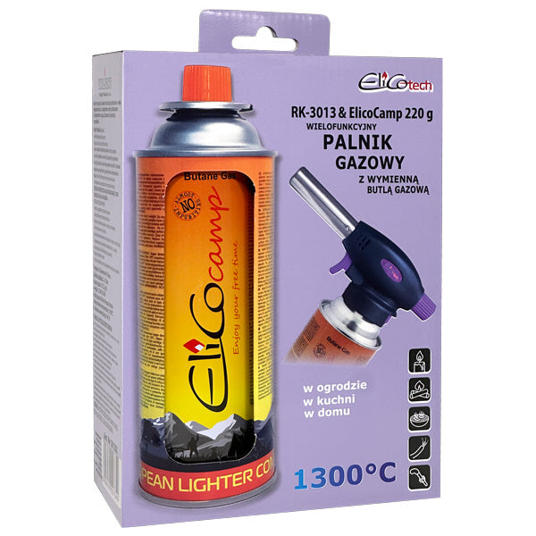 Elico Gas Burner + Gas 220 g