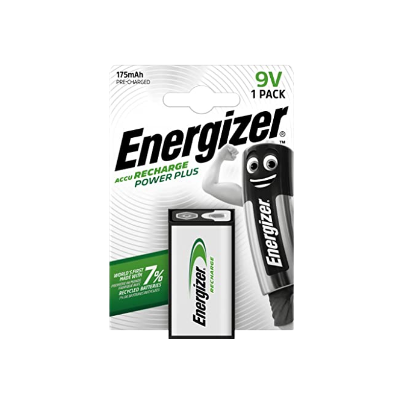 Energizer Rechargeable 9V Battery 175mAh