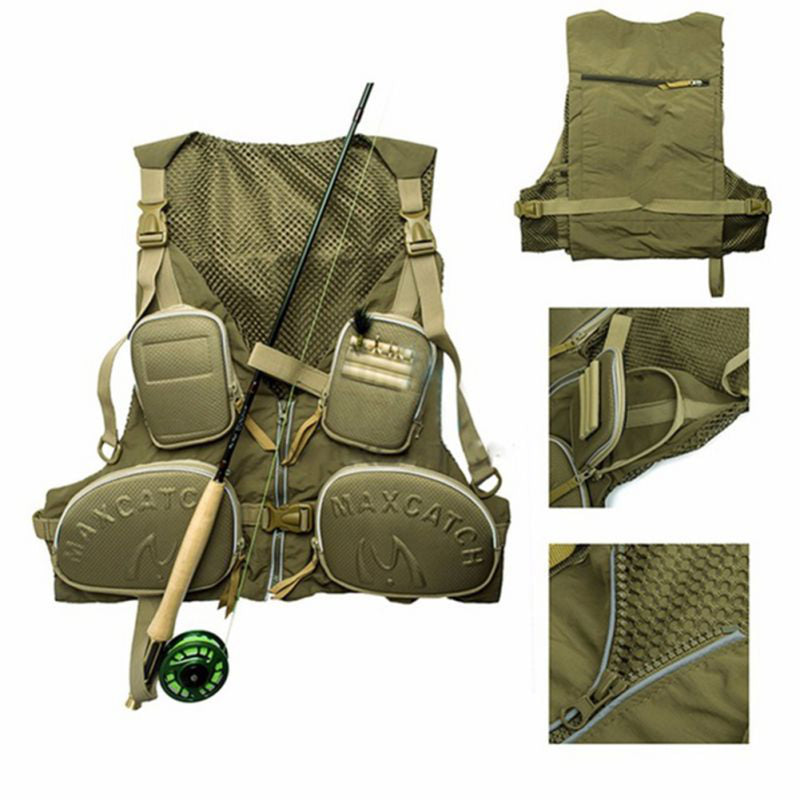 Maxcatch Adjustable Fishing Vest, Order Online in Ireland